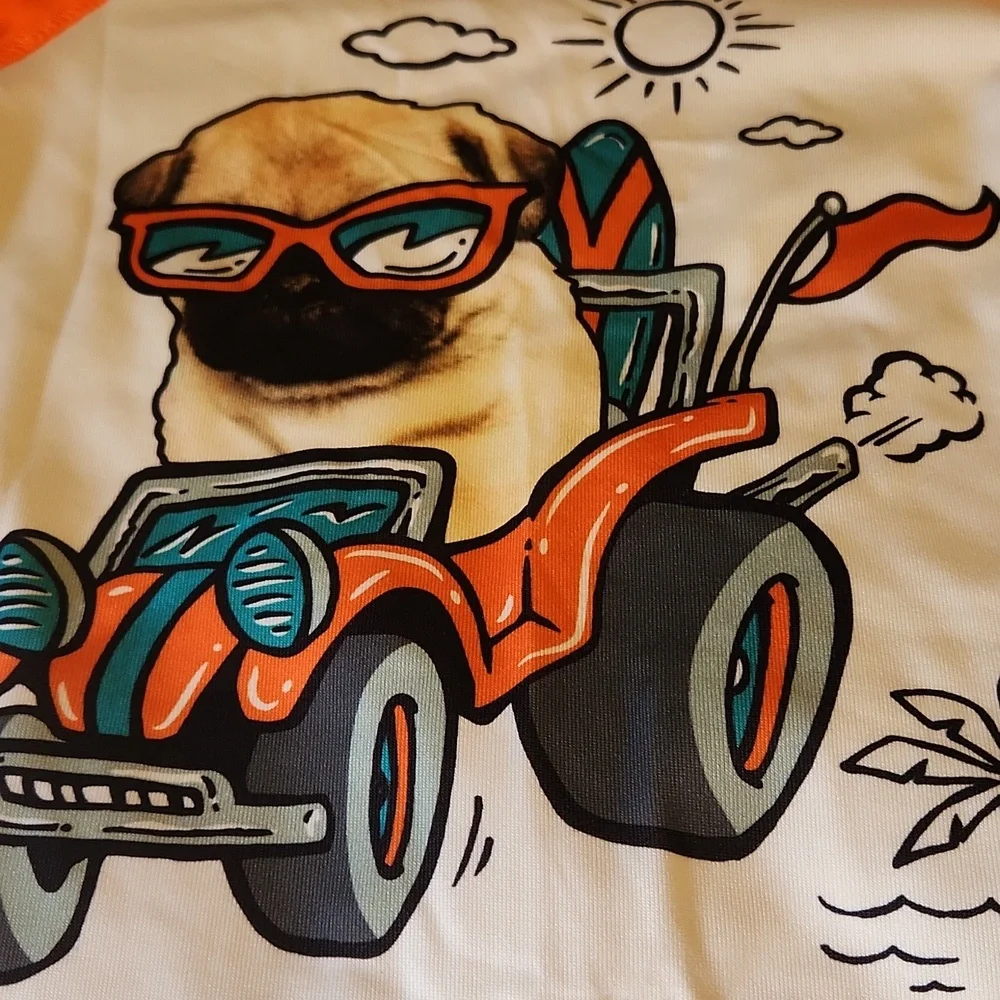 Pug swim rashguard
